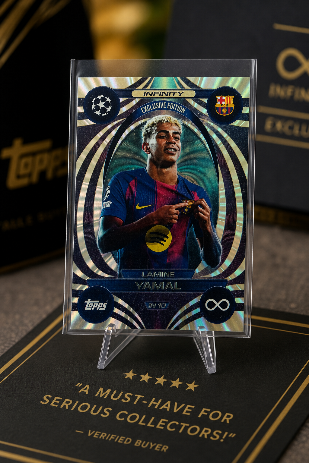 Lamine Yamal Infinity Exclusive Edition card from the Ketu_worlds vault
